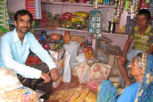 Corner shop in India