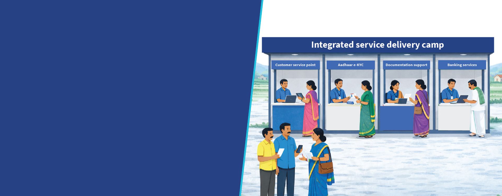 A district-led model for advancing financial inclusion from the ground up